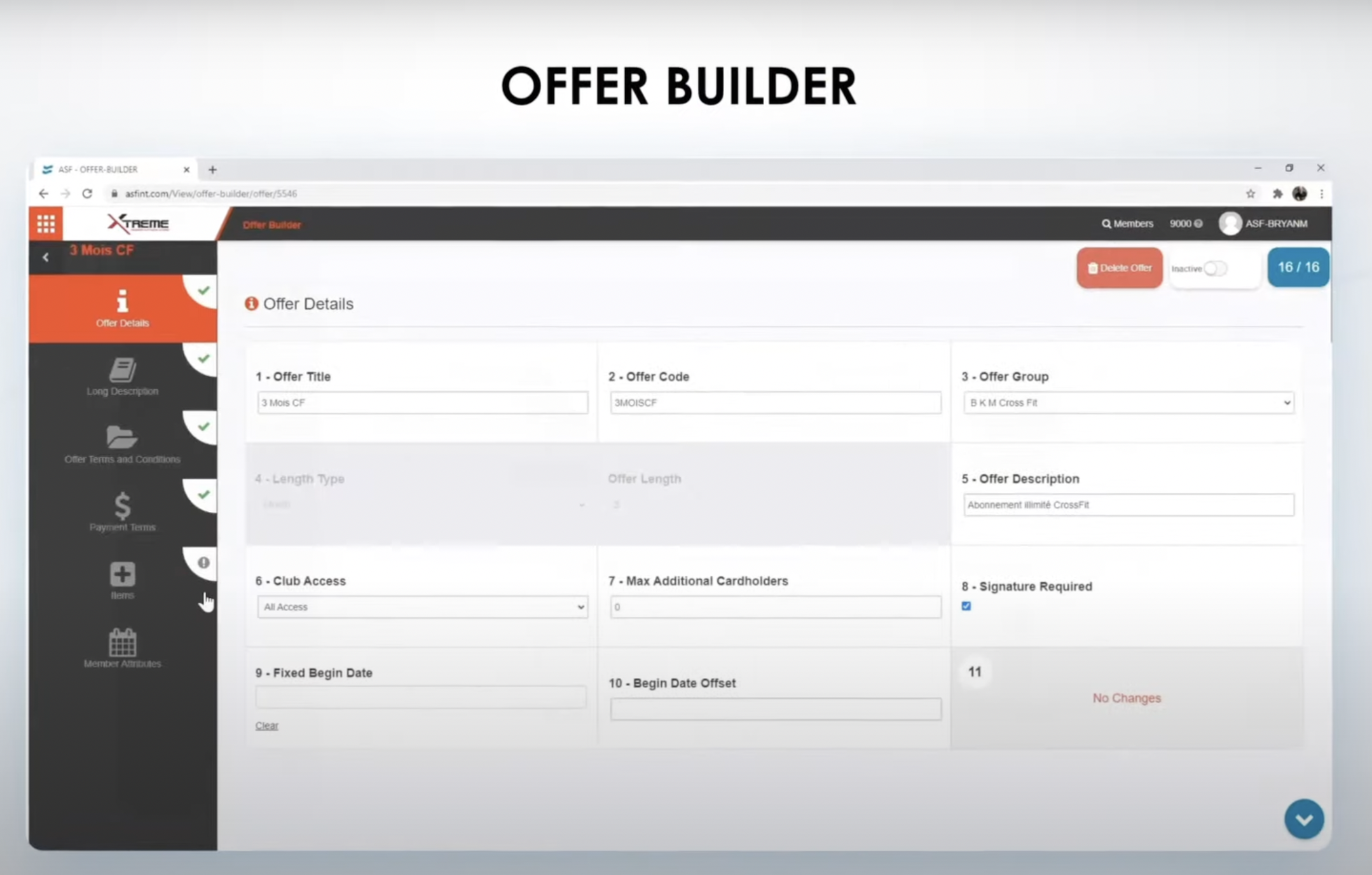 screenshot of ASF Payment Solutions